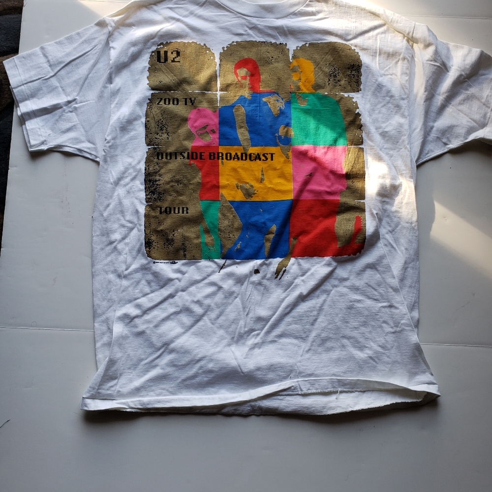 U2 Zoo TV Outdoor Tour T-shirt new